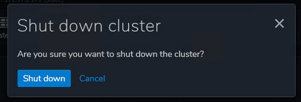 Tech - Qumulo Core - Shutting Down Cluster