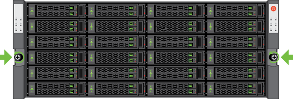 Tech - HPE Nimble  - All Red LEDs